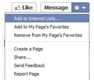 Facebook interests